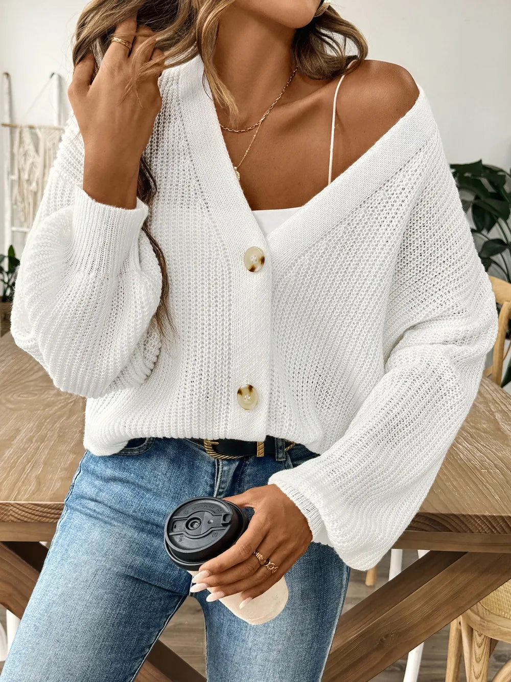 Cardigan minimaliste
