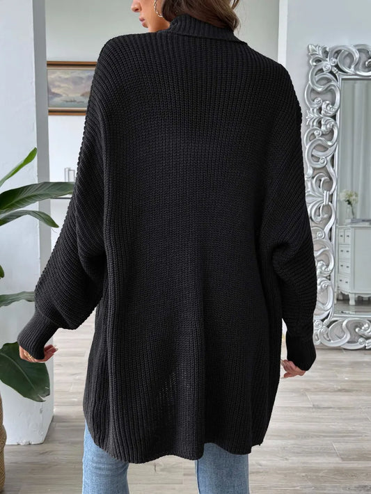 Gilet ample avec perles nacrées