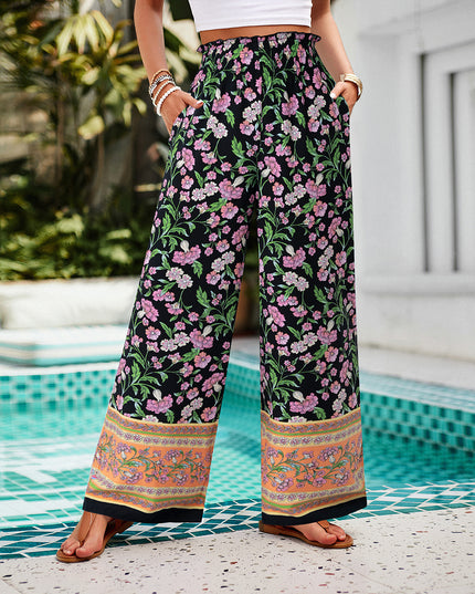 Pantalon long décontracté - Imprimés - Lajovia