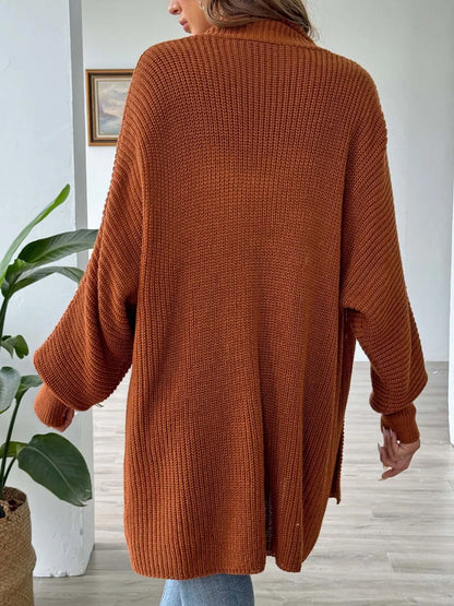Gilet ample avec perles nacrées
