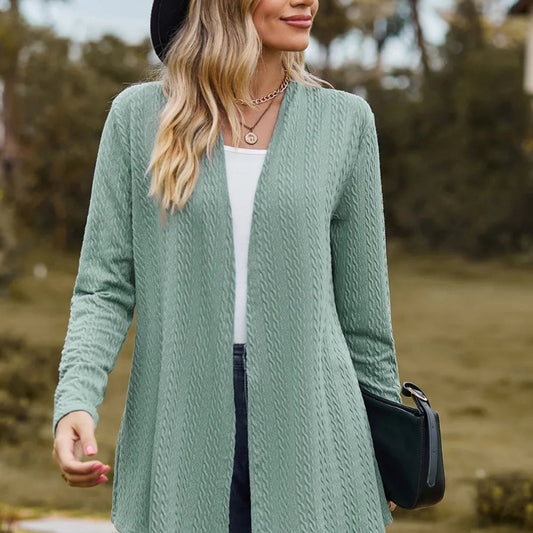 Gilet long ouvert