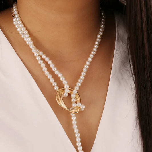 Collier perle vintage
