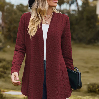 Gilet long ouvert