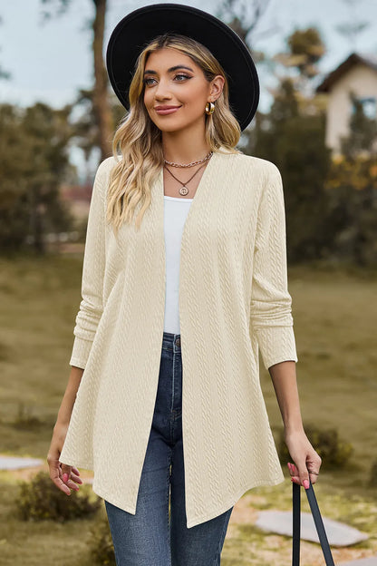 Gilet long ouvert