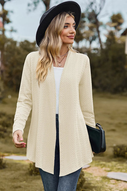 Gilet long ouvert